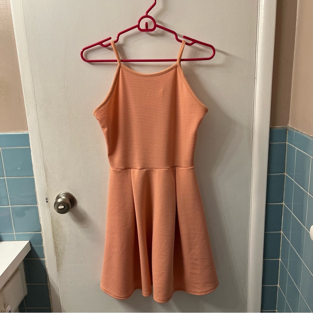 ❌SOLD❌ NWT Olivia Rae Pink/Coral Halter Dress